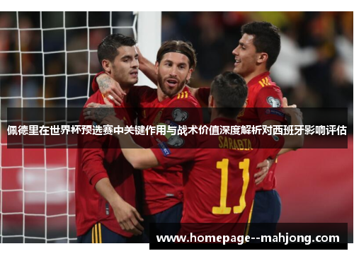 佩德里在世界杯预选赛中关键作用与战术价值深度解析对西班牙影响评估
